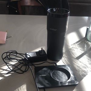 Ember travel coffee mug with charger